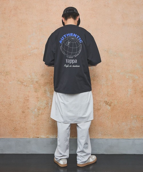 Kappa（カッパ）の「【水陸両用】【Kappa】別注プリントTシャツ（Tシャツ/カットソー・メンズ・ブラック/ホワイト/ブルー・LARGE/MEDIUM）」の7枚目の写真