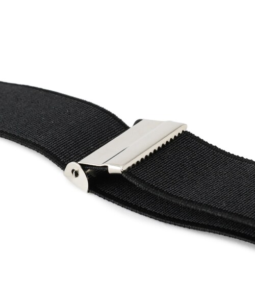 PINK-latte（ピンクラテ）の「ハートバックルゴムベルト（ベルト・キッズ・ブラック/ブラウン系・00）」の7枚目の写真