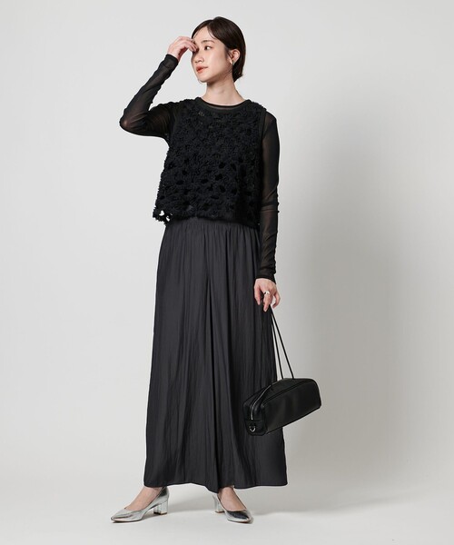 ユナイテッドアローズ　UNITED ARROWS チュール メッシュ ベスト UNITED ARROWS チュール メッシュ ベスト - ファッション通販