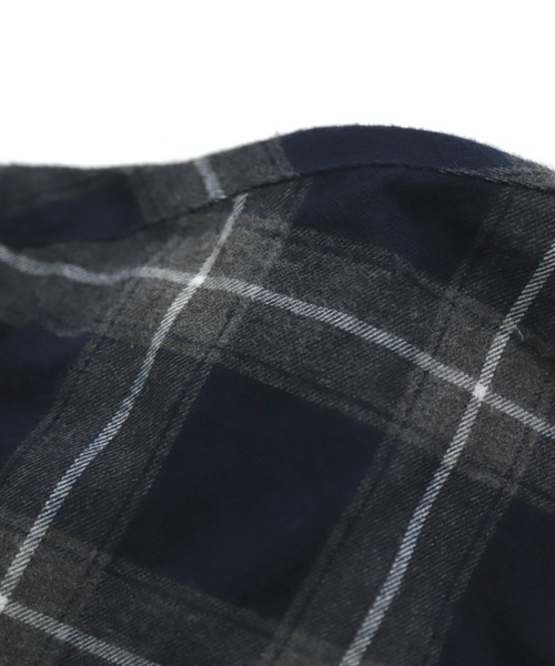 D.M.G.（ドミンゴ）の「[D.M.G / ディーエムジー] インディゴ起毛チェック プルオーバーシャツ（シャツ/ブラウス・レディース・ブルー系その他・2/3）」の12枚目の写真