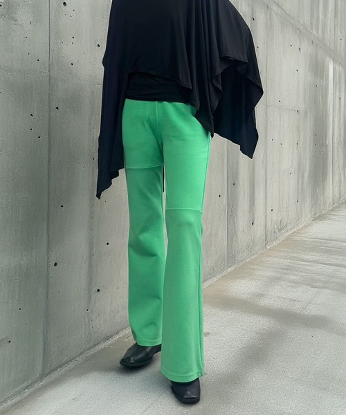 funda mine(ファンダマイン)の「ロングレッグパンツ(その他パンツ・レディース・ブラック/ブルー/グリーン・02/01)」の2枚目の写真