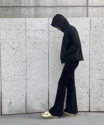 fundamine ファンダマイン　パンツ　黒 フローイングスカートパンツ（その他パンツ）｜funda mine
