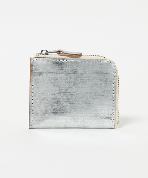 MASTER&Co.＞SILVER COLOR LEATHER MINI WALLET/ウォレット（財布
