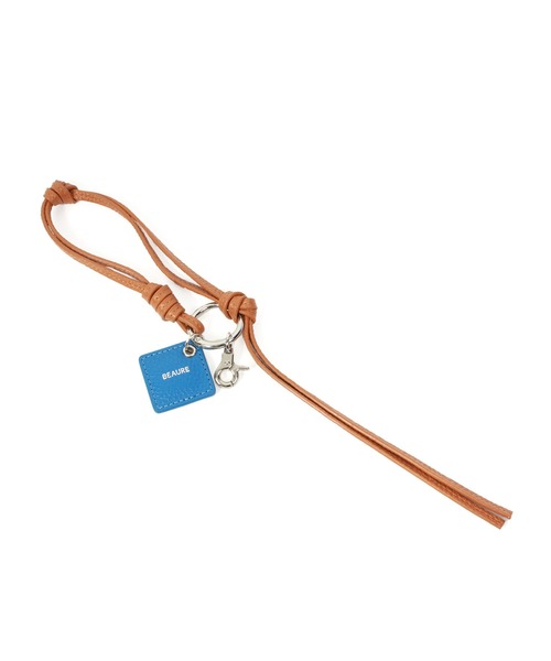 Beau're（ヴュレ）の「BEAURE Colored Leather Cord ストラップ（スマホグッズ・レディース・ラベンダー/ライム/キャメル/アイボリー/ブラック・FREE）」の14枚目の写真