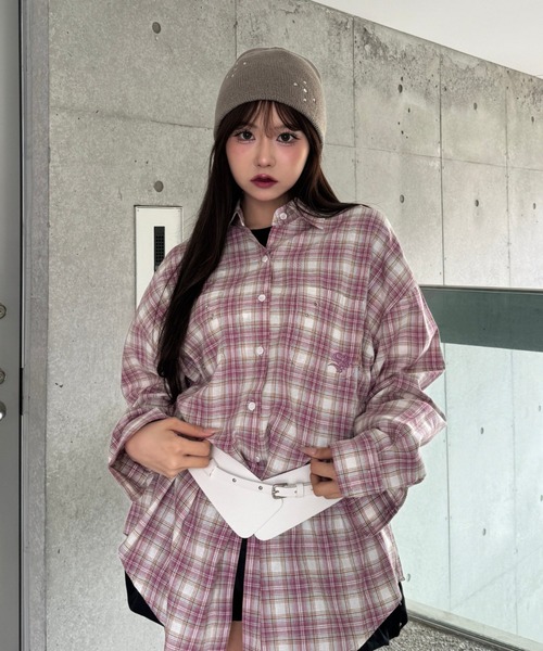 SETUPEXE（セットアップイーエックスイー）の「STUDDED BEANIE（ニットキャップ/ビーニー・レディース・ブラック/モカ/ホワイト・フリー）」の9枚目の写真