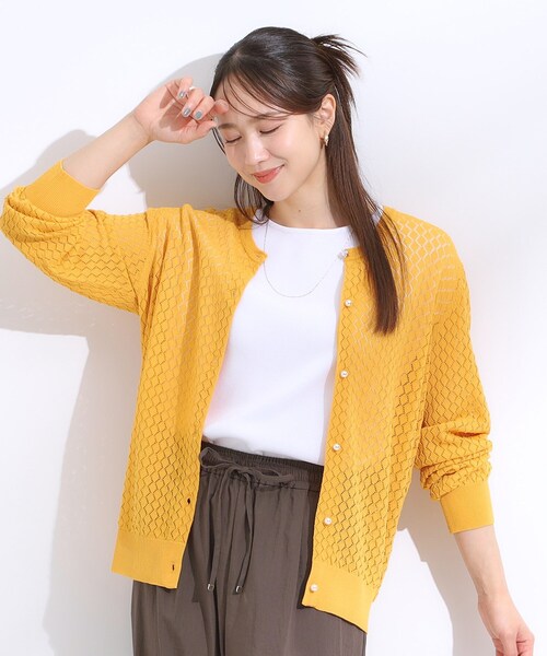DRESKIP（ドレスキップ）の「【S-LL】透かし編みが大人上品
