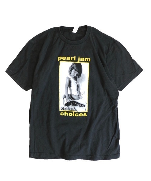 THRIFTY LOOK(スリフティールック)の「THRIFTY LOOK/スリフティールック THRIFTY'PEARL JAM'TEE(Tシャツ/カットソー・メンズ・ブラック系2/ブラック・LARGE/MEDIUM/X-LARGE)」の1枚目の写真