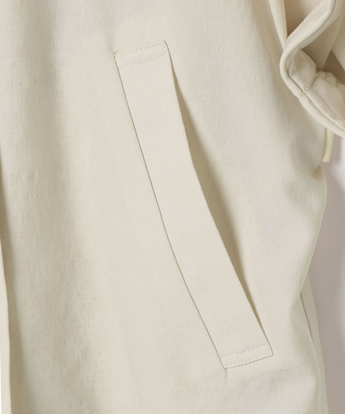 BAYFLOW（ベイフロー）の「[夏の羽織りに♪軽量薄手素材]フレンチスリーブテーラードサマージャケット（その他アウター・レディース・チャコール/グレイッシュベージュ/ライトブルー・SMALL/MEDIUM）」の22枚目の写真