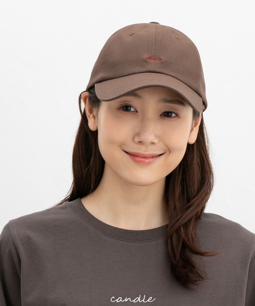 Honeys（ハニーズ）の「ロゴキャップ（キャップ・レディース・ブラウン・M/S）」の2枚目の写真