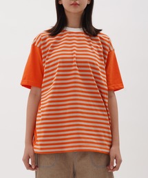 TUCKSHOP ボーダーコットンT (タグ付き) KOBE LETTUCE Tシャツ ロンT 長袖 秋 レディース トップス