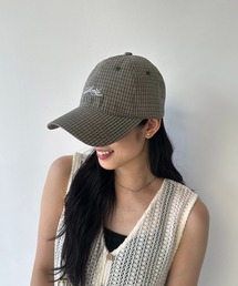 AS KNOW AS plus（アズノゥアズプラス）の「ダディチェックロゴキャップ（キャップ）」
