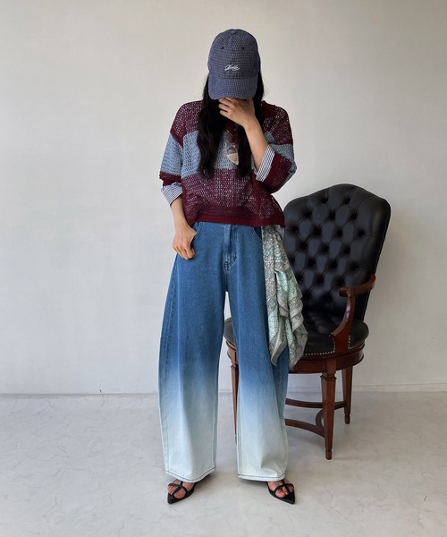 AS KNOW AS plus（アズノゥアズプラス）の「ダディチェックロゴキャップ（キャップ・レディース・カーキ/グレー/ネイビー/ベージュ・FREE）」の11枚目の写真