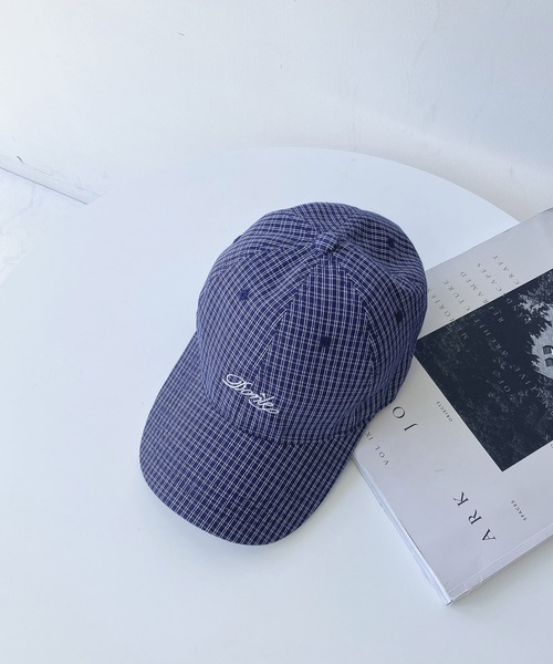 AS KNOW AS plus（アズノゥアズプラス）の「ダディチェックロゴキャップ（キャップ・レディース・カーキ/グレー/ネイビー/ベージュ・FREE）」の13枚目の写真