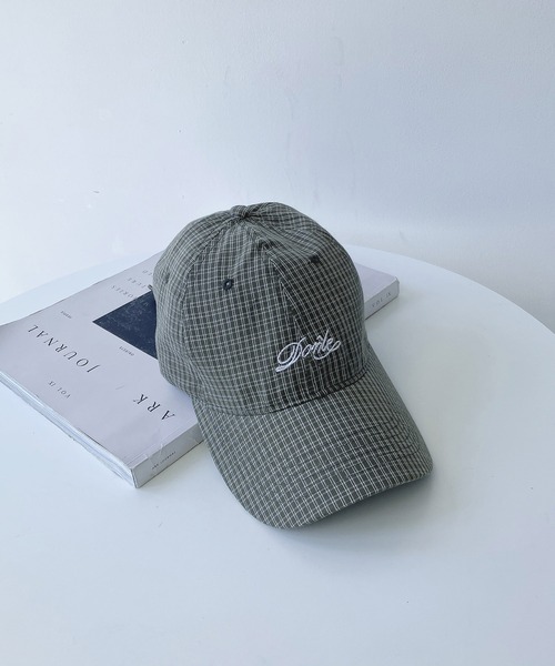 AS KNOW AS plus（アズノゥアズプラス）の「ダディチェックロゴキャップ（キャップ・レディース・カーキ/グレー/ネイビー/ベージュ・FREE）」の15枚目の写真