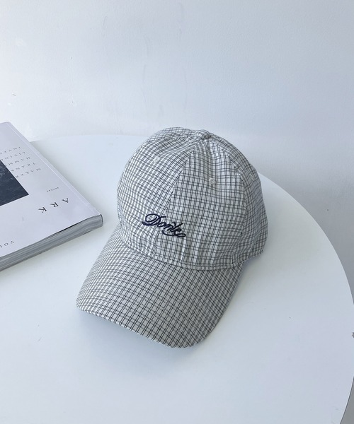 AS KNOW AS plus（アズノゥアズプラス）の「ダディチェックロゴキャップ（キャップ・レディース・カーキ/グレー/ネイビー/ベージュ・FREE）」の17枚目の写真