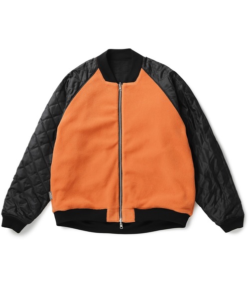 narifuri(ナリフリ)の「ヘビーサテンフライトブルゾン(スタジャン・メンズ・グレー/ブラック・X-LARGE/LARGE/MEDIUM/SMALL)」の15枚目の写真