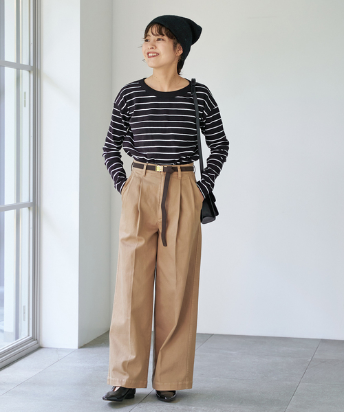 LEFIJE(レフィエ)の「LEFIJE / レフィエ スエードガチャベルト(ベルト・レディース・チャコールグレー/ブラウン・FREE)」の3枚目の写真