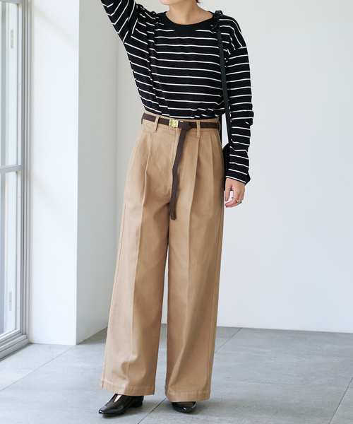 LEFIJE(レフィエ)の「LEFIJE / レフィエ スエードガチャベルト(ベルト・レディース・チャコールグレー/ブラウン・FREE)」の4枚目の写真