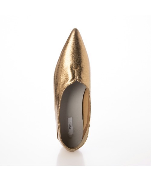 EVOL（イーボル）の「【ふかふか・クッション入り】Vカットステッチパンプス IZ5815（パンプス・レディース・シルバーグレー/ゴールド/ブラック/アイボリー/ブラック系その他/ブラック×ブラック/シルバー/パイソン・22.0cm/22.5cm/23.0cm/23.5cm/24.0cm/24.5cm/25.0cm）」の18枚目の写真