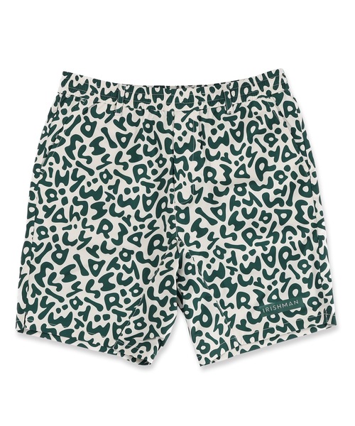 IRISHMAN(アイリッシュマン)の「【REFLECT】signature logo tuck short pants / 光る防水タックショートパンツ(LADIES)(その他パンツ・レディース・ブルー/グリーン/ホワイト・M/S)」の3枚目の写真