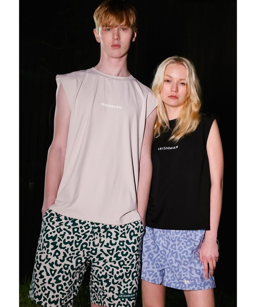 IRISHMAN(アイリッシュマン)の「【REFLECT】signature logo tuck short pants / 光る防水タックショートパンツ(LADIES)(その他パンツ・レディース・ブルー/グリーン/ホワイト・M/S)」の15枚目の写真