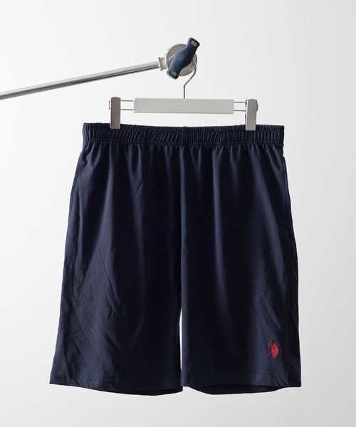 U.S. POLO ASSN.（ユーエスポロアッスン）の「『U.S. POLO ASSN/ユーエスポロアッスン』接触冷感 天竺ショーツ【Z】（その他パンツ・メンズ・ネイビー/ブラック・L/M）」の2枚目の写真