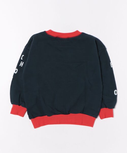 BOBO CHOSES(ボボショーズ)の「Bobo Choses color block sweatshirt(スウェット・キッズ・ダークネイビー・8-9y/6-7YEAR/4-5YEAR/10-11y/12-13y/2-3YEAR)」の9枚目の写真