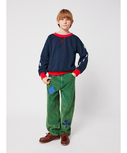 BOBO CHOSES(ボボショーズ)の「Bobo Choses color block sweatshirt(スウェット・キッズ・ダークネイビー・8-9y/6-7YEAR/4-5YEAR/10-11y/12-13y/2-3YEAR)」の4枚目の写真