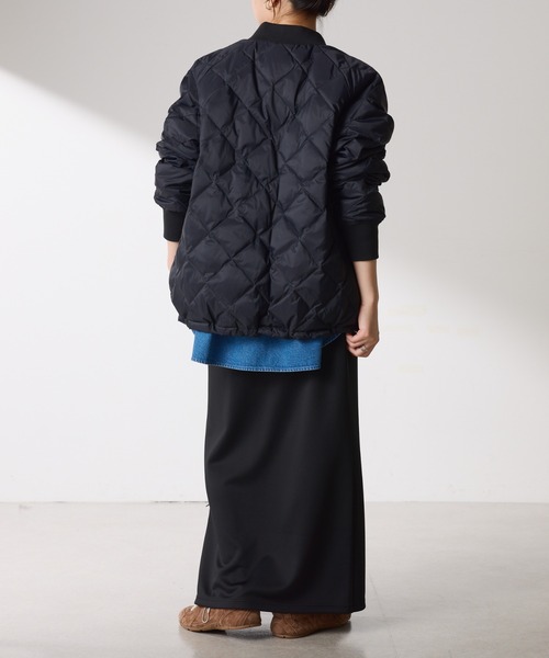 TAION/COLLAGE別注/レイヤードダウンジャケット（ダウンジャケット