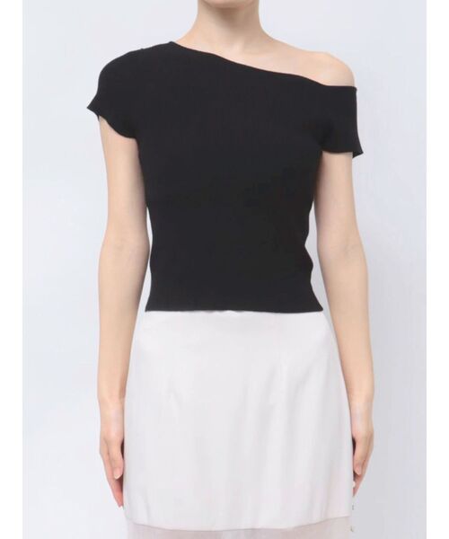 MERCURYDUO（マーキュリーデュオ）の「【追加生産】BIGリボン付きニットトップス（ニット/セーター・レディース・オフホワイト/チャコールグレー/ブラック・FREE）」の10枚目の写真