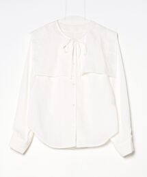 ZYGA ジーガ ブラウス S 白 【古着】【中古】 中古・古着通販】mag by c (マグバイシー) ブラウスワンピース
