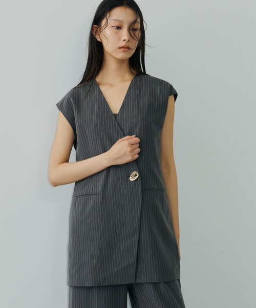 バックギミックジレ / back gimmick gilet（ベスト）｜ANDRESD