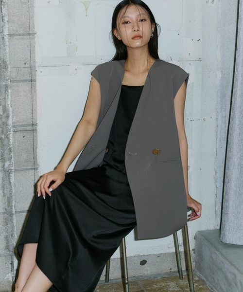 セール】バックギミックジレ / back gimmick gilet（ベスト）｜ANDRESD