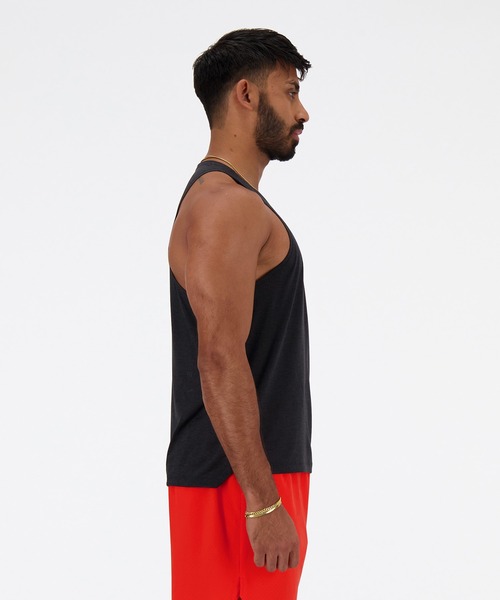 NEW BALANCE(ニューバランス)の「Athletics シングレット(タンクトップ・メンズ・ブラック・SMALL/MEDIUM/X-LARGE/LARGE)」の2枚目の写真