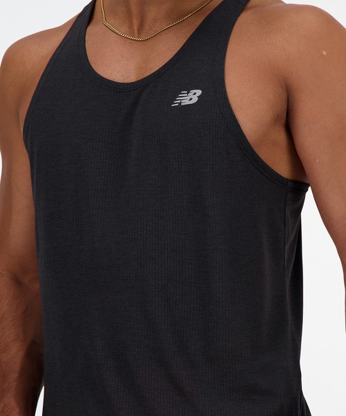 NEW BALANCE(ニューバランス)の「Athletics シングレット(タンクトップ・メンズ・ブラック・SMALL/MEDIUM/X-LARGE/LARGE)」の4枚目の写真