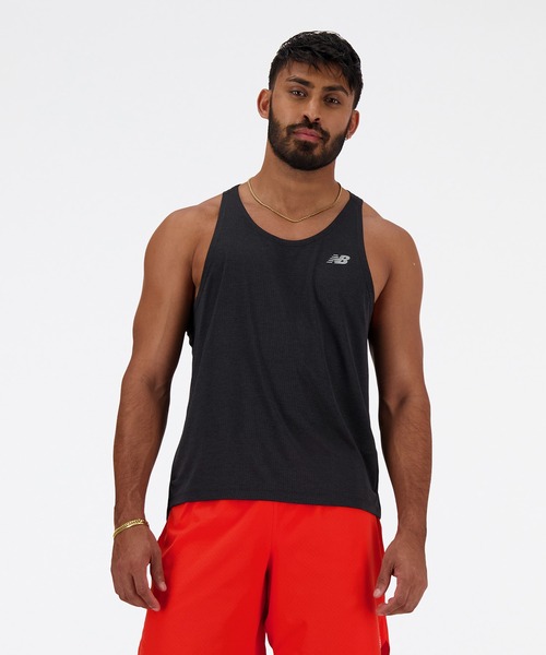 NEW BALANCE(ニューバランス)の「Athletics シングレット(タンクトップ・メンズ・ブラック・SMALL/MEDIUM/X-LARGE/LARGE)」の6枚目の写真