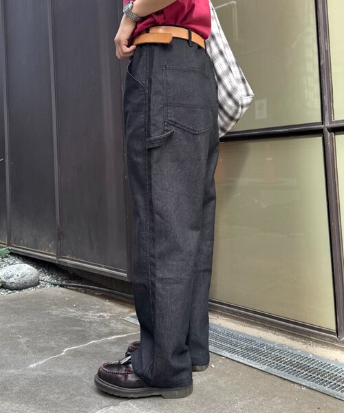 CIAOPANIC TYPY(チャオパニックティピー)の「【夏でも涼しい◎】【TYPYDENIM】メッシュデニムワークパンツ(デニムパンツ・レディース・グレー/ブラック/インディゴブルー・MEDIUM/LARGE)」の8枚目の写真