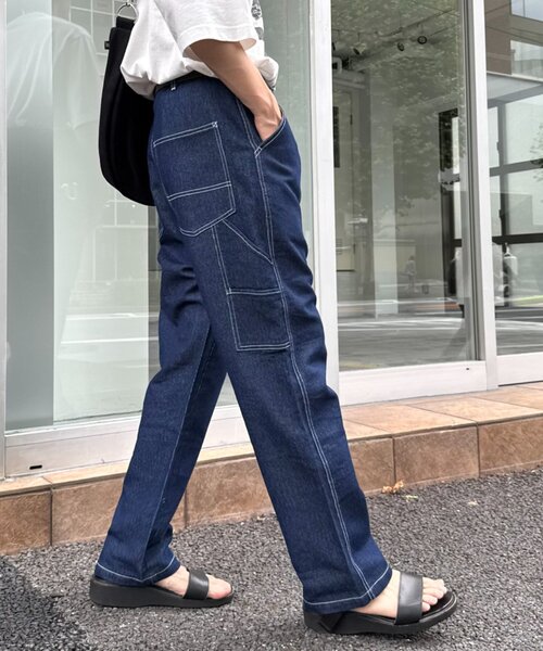 CIAOPANIC TYPY(チャオパニックティピー)の「【夏でも涼しい◎】【TYPYDENIM】メッシュデニムワークパンツ(デニムパンツ・レディース・グレー/ブラック/インディゴブルー・MEDIUM/LARGE)」の18枚目の写真