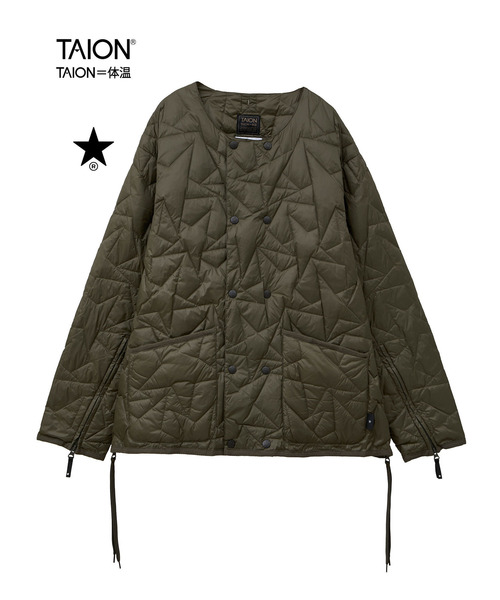 TAION】MILITARY STAR☆ QUILTING JACKET(UNISEX) 