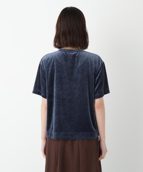 human woman(ヒューマンウーマン)の「◆ダンボールラグランスリーブプルオーバー(Tシャツ/カットソー・レディース・カーキ/ブルー・MEDIUM)」の11枚目の写真