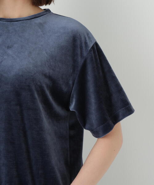 human woman(ヒューマンウーマン)の「◆ダンボールラグランスリーブプルオーバー(Tシャツ/カットソー・レディース・カーキ/ブルー・MEDIUM)」の13枚目の写真