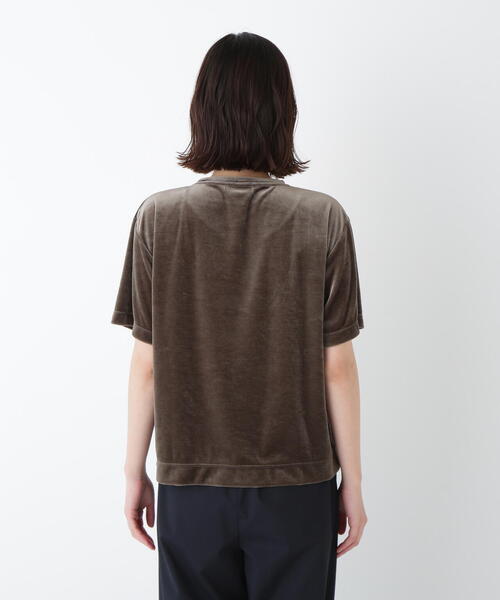 human woman(ヒューマンウーマン)の「◆ダンボールラグランスリーブプルオーバー(Tシャツ/カットソー・レディース・カーキ/ブルー・MEDIUM)」の8枚目の写真