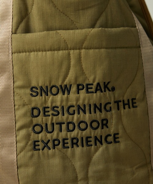 Snow Peak（スノーピーク）の「Snow Peak / Quilted Ripstop Tote キルティングリップストップ トートバッグ（トートバッグ・メンズ・ブラック/オリーブ・ONE SIZE）」の7枚目の写真