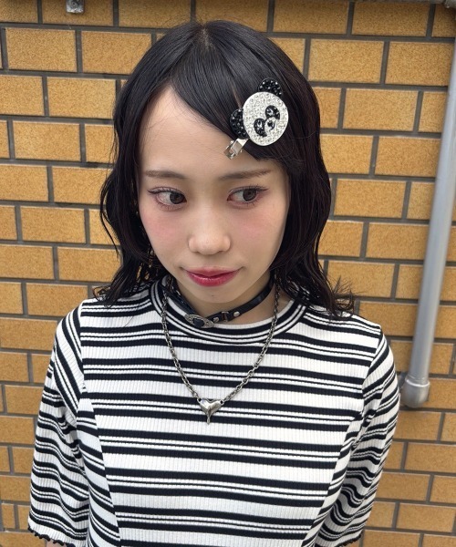 Candy Stripper(キャンディストリッパー)の「MULTI BORDER FLARE ワンピース(ワンピース・レディース・グレー/ブラック/ピンク・FREE)」の17枚目の写真