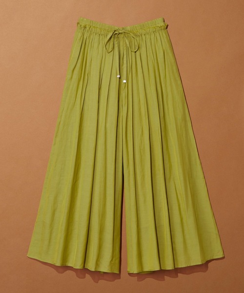 LEPSIM（レプシィム）の「コットンスカーチョ　491046（その他パンツ・レディース・ブラック/イエロー系その他/ブラウン・FREE）」の3枚目の写真