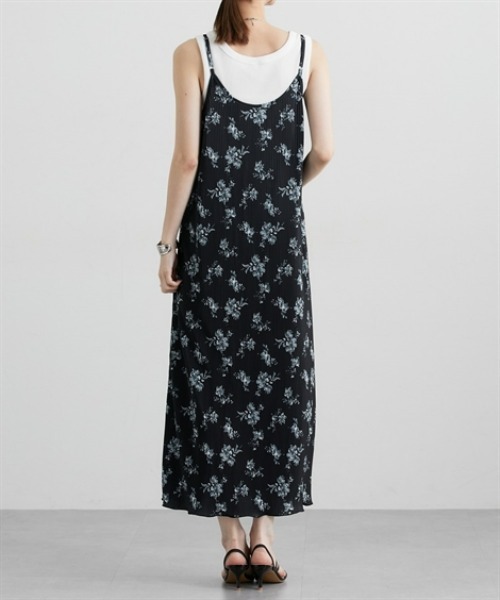 nissen（ニッセン）の「プリーツキャミワンピース（ワンピース・レディース・ブラック系その他/ブルー/ブラック/ベージュ・M/L/LL）」の10枚目の写真