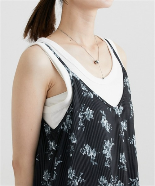 nissen（ニッセン）の「プリーツキャミワンピース（ワンピース・レディース・ブラック系その他/ブルー/ブラック/ベージュ・M/L/LL）」の19枚目の写真