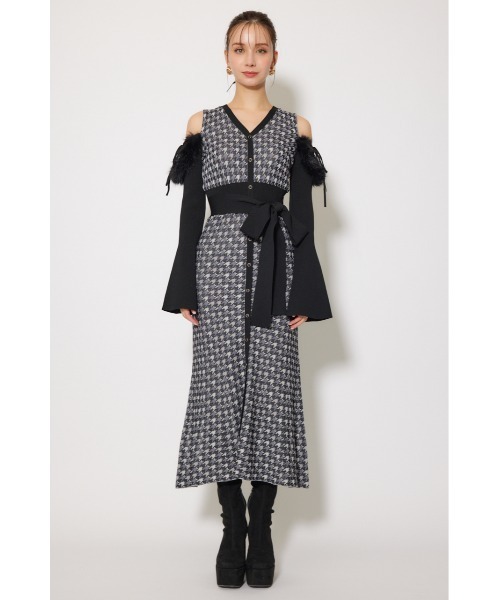 rienda(リエンダ)の「many wayフェイクファージャガードニットワンピース 秋服(ワンピース・レディース・ブラック系その他/ブラウン系その他・FREE)」の11枚目の写真