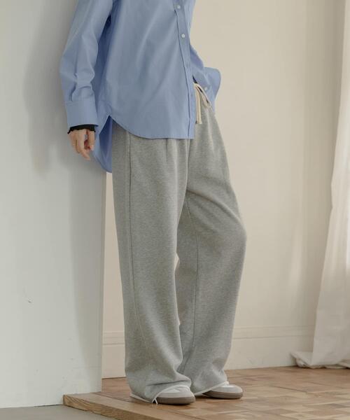 URBAN RESEARCH Sonny Label(アーバンリサーチサニーレーベル)の「スウェットワイドパンツ(その他パンツ・レディース・グレー/オートミール・36/38)」の2枚目の写真