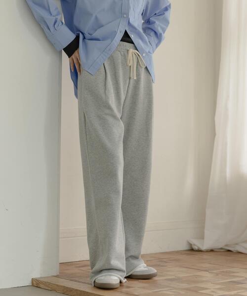 URBAN RESEARCH Sonny Label(アーバンリサーチサニーレーベル)の「スウェットワイドパンツ(その他パンツ・レディース・グレー/オートミール・36/38)」の3枚目の写真